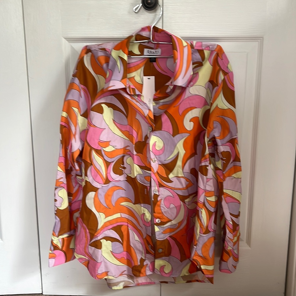 Anthropologie Delhfi XS 60’s / 70’s button down - NWT
